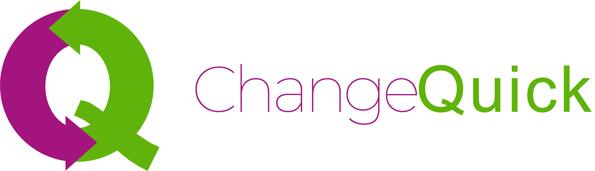 ChangeQuick Logo - transparent with word mark